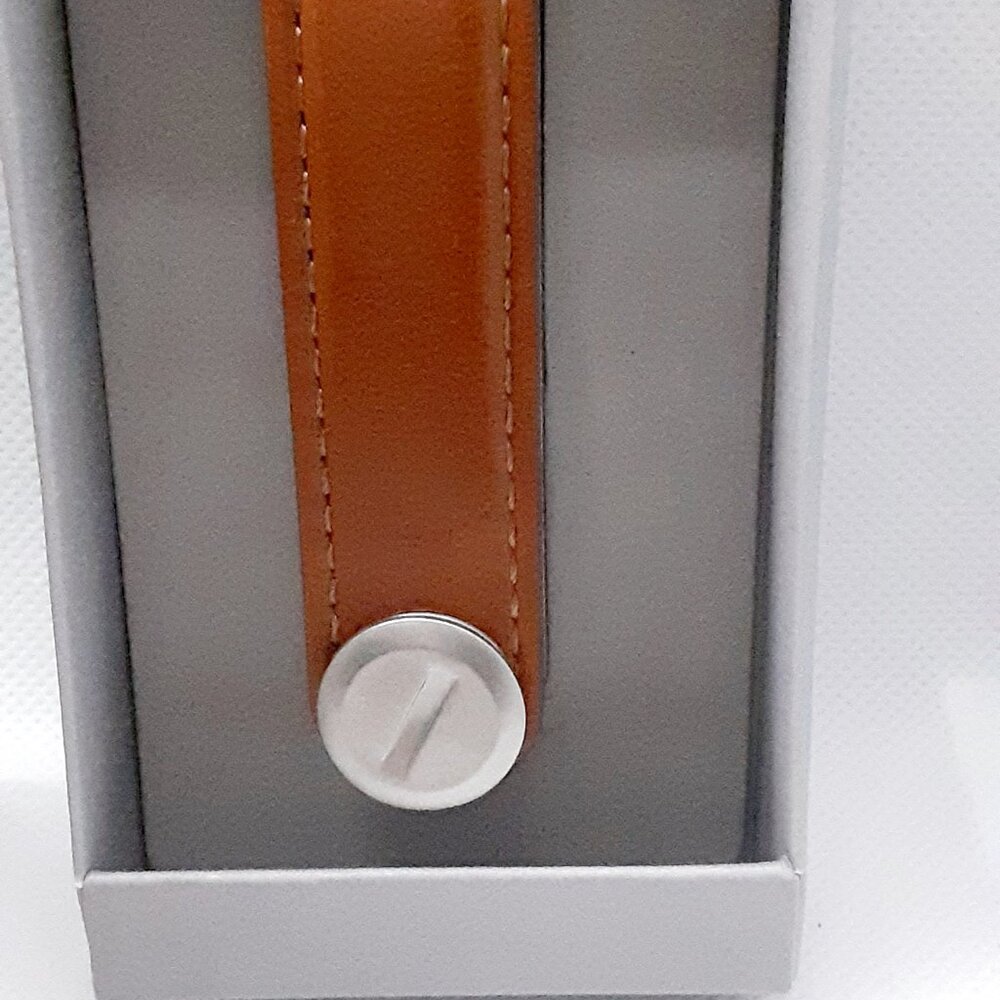 HOST PICK!!  New Orbitkey Brown Leather Key Holder - Picture 6 of 12